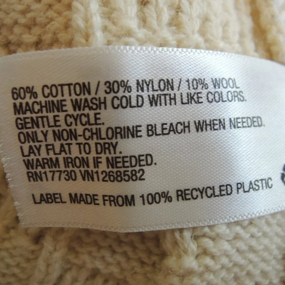 Rachel Comey Cream Cable Knit Wide Leg Palazzo Pants L - Picture 9 of 9